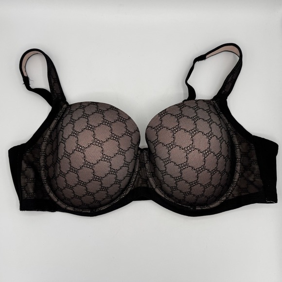 Soma Other - Soma Stunning Support Geo Lace Full Coverage Bra 40C Padded Cup Underwire
